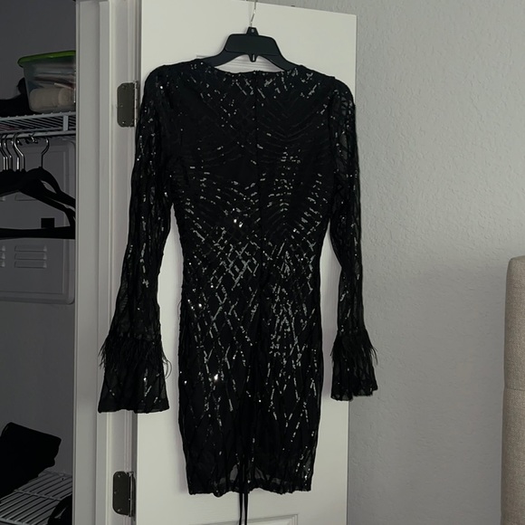 Black sequin dress - Picture 2 of 2